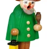 Jan Stephani Räuchermännchen*Räuchermännchen Wichtel, grün, 19 cm von