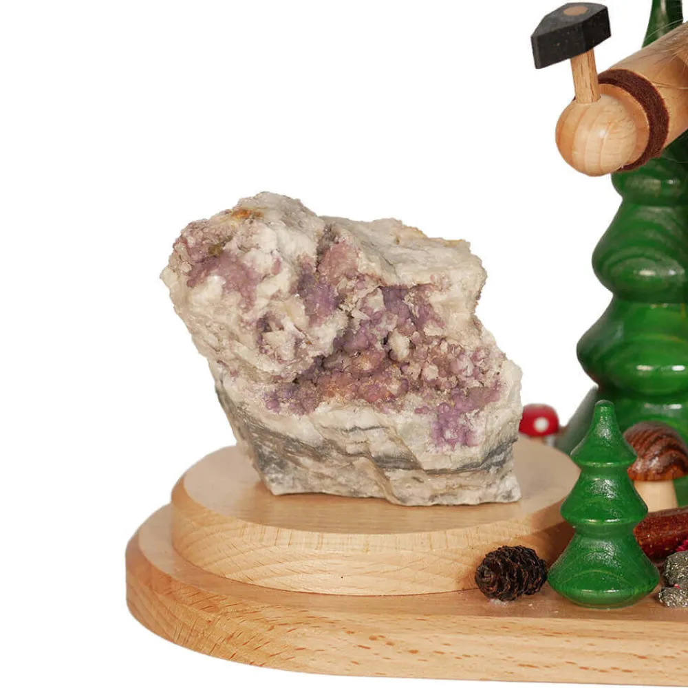 DWU Drechselwerkstatt Uhlig Räuchermännchen*Räuchermännchen Wichtel Hauer, 26 cm von