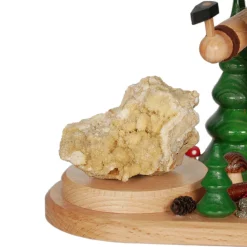 DWU Drechselwerkstatt Uhlig Räuchermännchen*Räuchermännchen Wichtel Hauer, 26 cm von