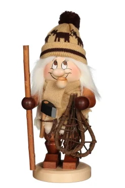 Christian Ulbricht Neuheiten*Räuchermännchen Wichtel Holzmacher, 31 cm von