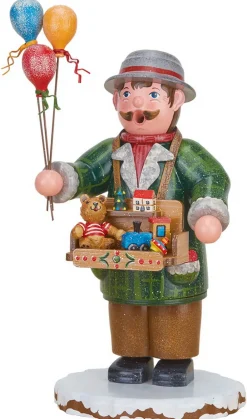 Hubrig Volkskunst Räuchermännchen*Räuchermännchen Winterkind Spielzeughändler von