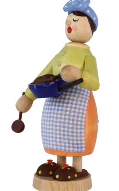 Richard Glässer GmbH Räuchermännchen*Räuchermännchen Witwe Bolte, 17 cm von Richard Glässer