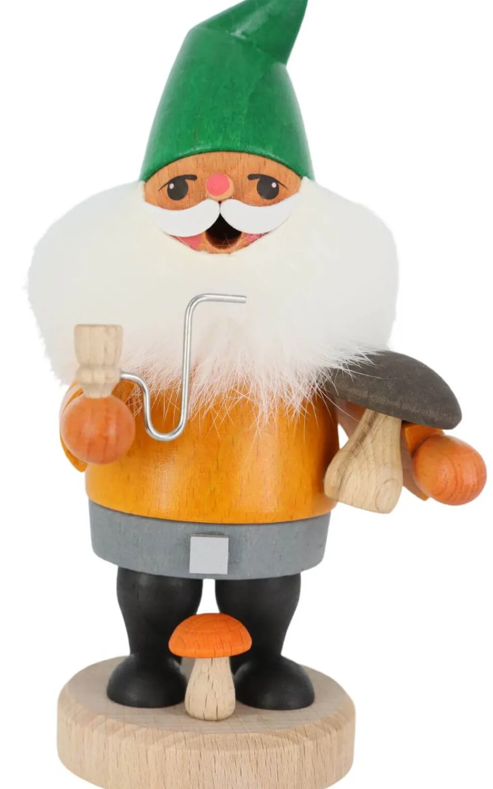 Karl Werner Räuchermännchen*Räuchermännchen Zwerg mit Pilzen von