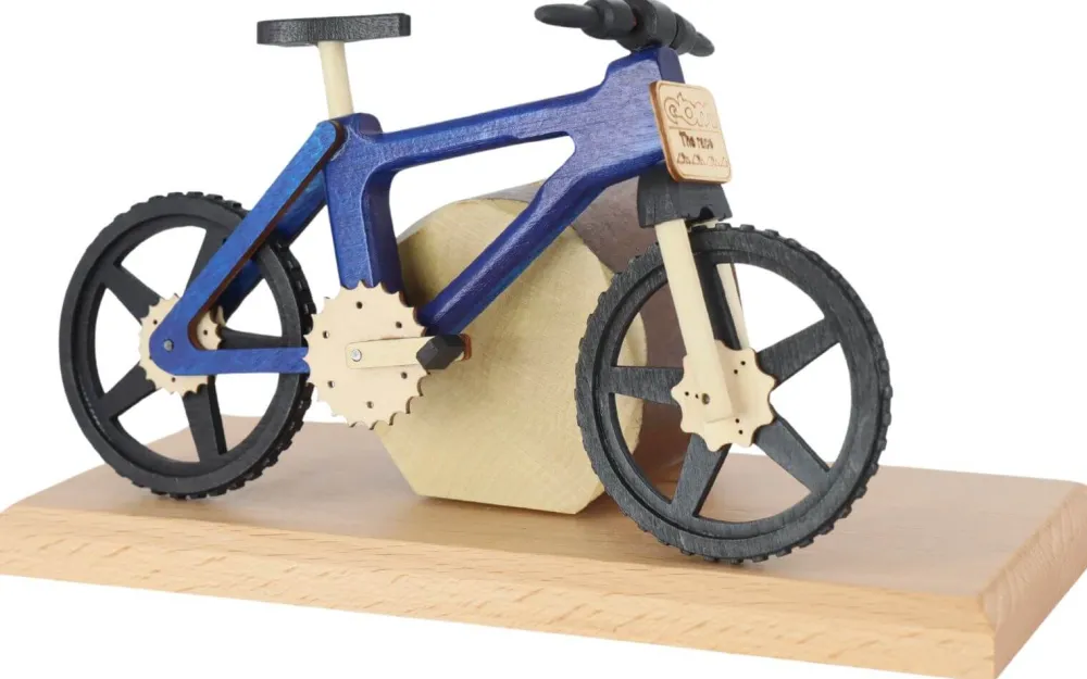 Gerd Hofmann Neuheiten | Räuchermännchen*Räuchermännchenn - Räucherfahrrad EBM Edition, blau von