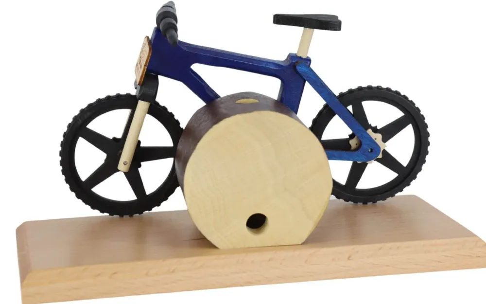 Gerd Hofmann Neuheiten | Räuchermännchen*Räuchermännchenn - Räucherfahrrad EBM Edition, blau von
