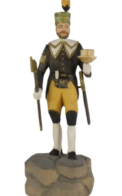 Schnitzkunst aus dem Erzgebirge Holzschnitzereien*Schneeberger Obersteiger, , 25 cm von