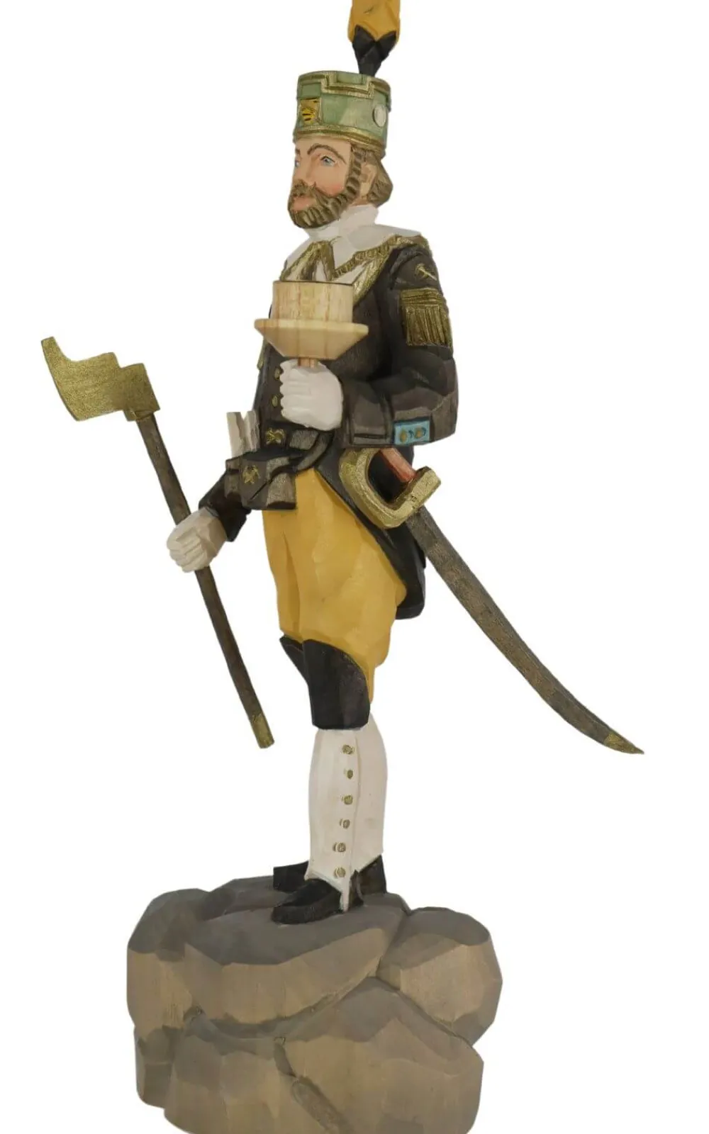 Schnitzkunst aus dem Erzgebirge Holzschnitzereien*Schneeberger Obersteiger, , 25 cm von