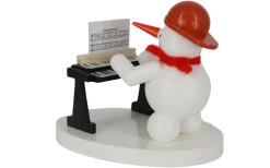 Zenker Holzfiguren & Dekofiguren*Schneemann mit Keyboard, , 8 cm von Ralf
