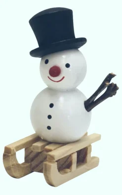 SEIFFENcom by Nestler GmbH Neuheiten | Weihnachtsfiguren*Schneemann mit Schlitten von SEIFFEN.COM