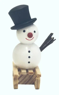 SEIFFENcom by Nestler GmbH Neuheiten | Weihnachtsfiguren*Schneemann mit Schlitten von SEIFFEN.COM