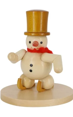 Zenker Holzfiguren & Dekofiguren*Schneemann Schlittschuhläufer, , 8 cm von Ralf