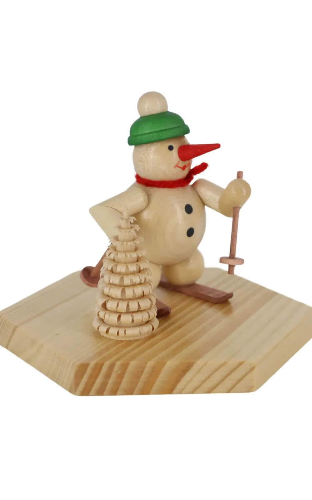 Zenker Holzfiguren & Dekofiguren*Schneemann Skifahrer, 8 cm von Ralf