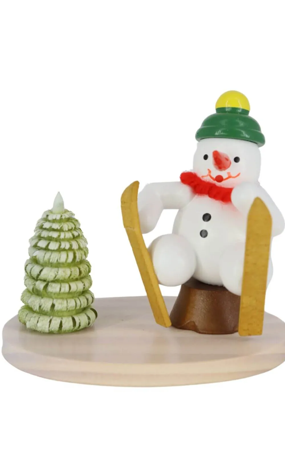Zenker Holzfiguren & Dekofiguren*Schneemann Ski-Unfall, 7 cm von Ralf