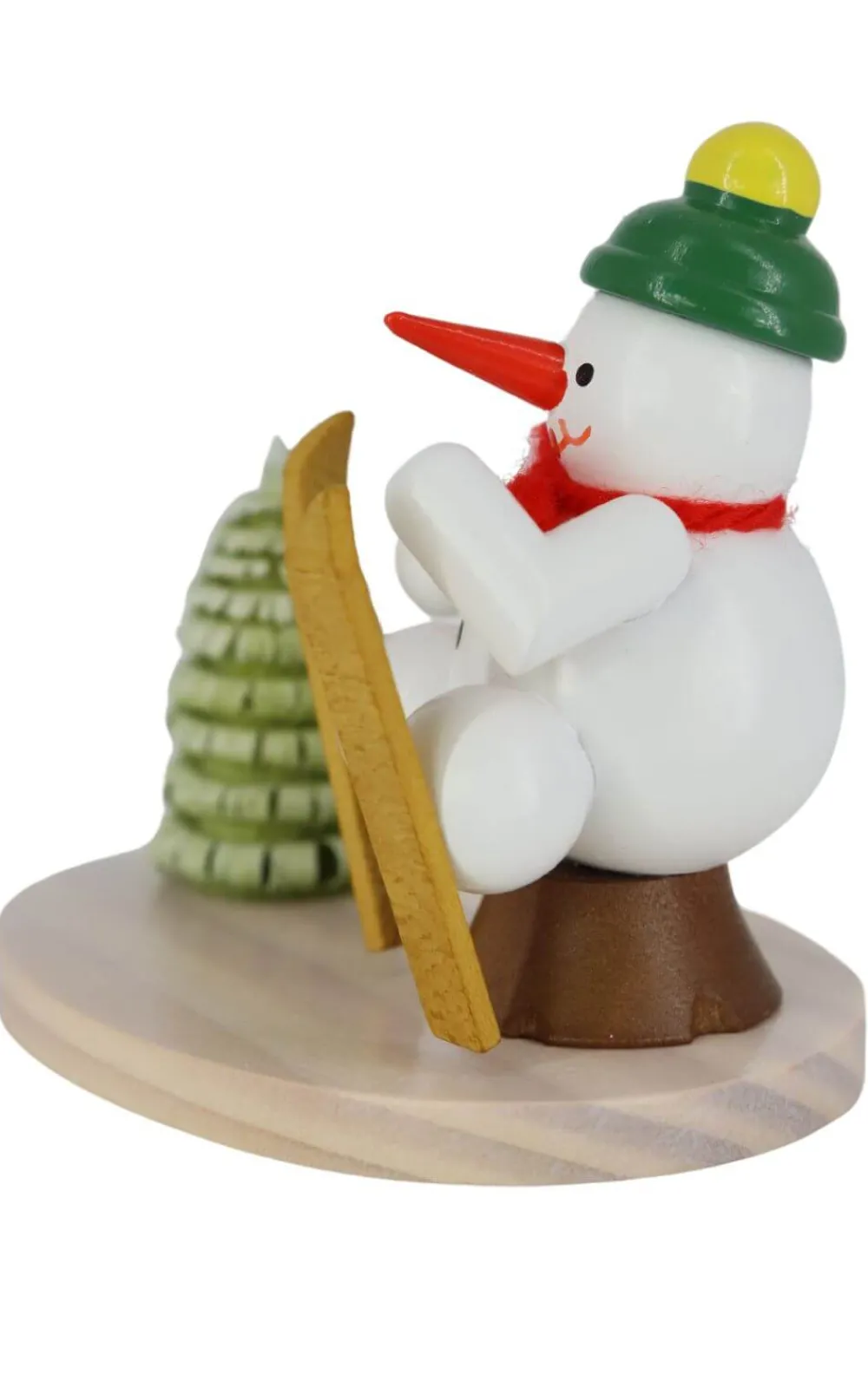 Zenker Holzfiguren & Dekofiguren*Schneemann Ski-Unfall, 7 cm von Ralf