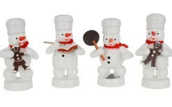 Zenker Holzfiguren & Dekofiguren*Schneemannquartett Weihnachtsbäckerei VI, von Ralf