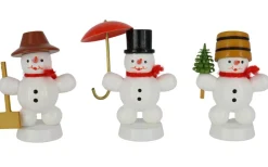 Zenker Holzfiguren & Dekofiguren*Schneemanntrio I, , 5 cm von Ralf
