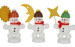 Zenker Holzfiguren & Dekofiguren*Schneemanntrio V, , 5 cm von Ralf