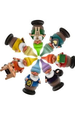 Spielwarenmacher Günther Holzfiguren & Dekofiguren*Schneewittchen und die 7 Zwerge von