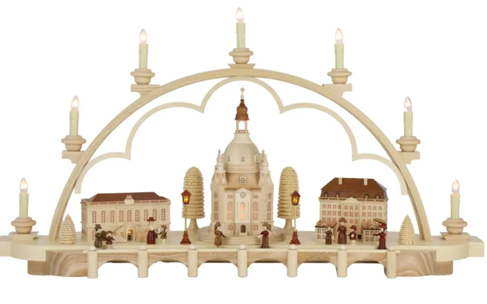 Müller Kleinkunst Einzelstücke | Schwibbogen*Schwibbogen Alt Dresden, 80 cm von