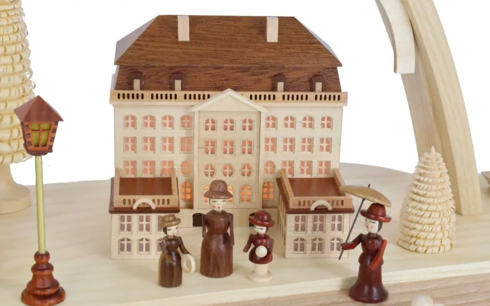 Müller Kleinkunst Einzelstücke | Schwibbogen*Schwibbogen Alt Dresden, 80 cm von