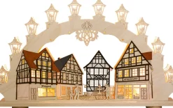 Weigla Holzkunst Schwibbogen*Schwibbogen Altstadt von Weigla
