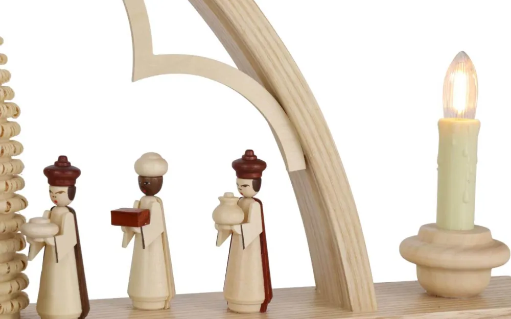 Müller Kleinkunst Neuheiten | Bestseller*Schwibbogen Christi Geburt mit Krippe, 57 cm von