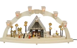 Richard Glässer GmbH Einzelstücke | Schwibbogen*Schwibbogen Heilige Geschichte, 80 cm von Richard Glässer