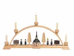 Knuth Neuber Auslaufartikel | Schwibbogen*Schwibbogen mit Seiffener Kirche, , 53 cm von