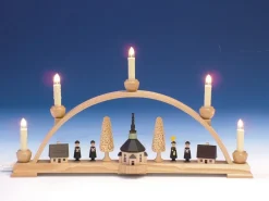 Knuth Neuber Auslaufartikel | Schwibbogen*Schwibbogen mit Seiffener Kirche, , 53 cm von