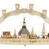 Richard Glässer GmbH Einzelstücke | Schwibbogen*Schwibbogen Seiffener Kirche mit Kurrende und Spielwerk, 80 cm von Richard Glässer
