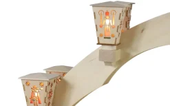 Richard Glässer GmbH Einzelstücke | Schwibbogen*Schwibbogen Seiffener Kirche mit Kurrende und Spielwerk, 80 cm von Richard Glässer