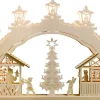Weigla Holzkunst Neuheiten*Schwibbogen Weihnachtsmarkt von Weigla