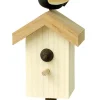 Robbi Weber Neuheiten | Holzspielzeug*Starhaus mit Singvogel, natur von