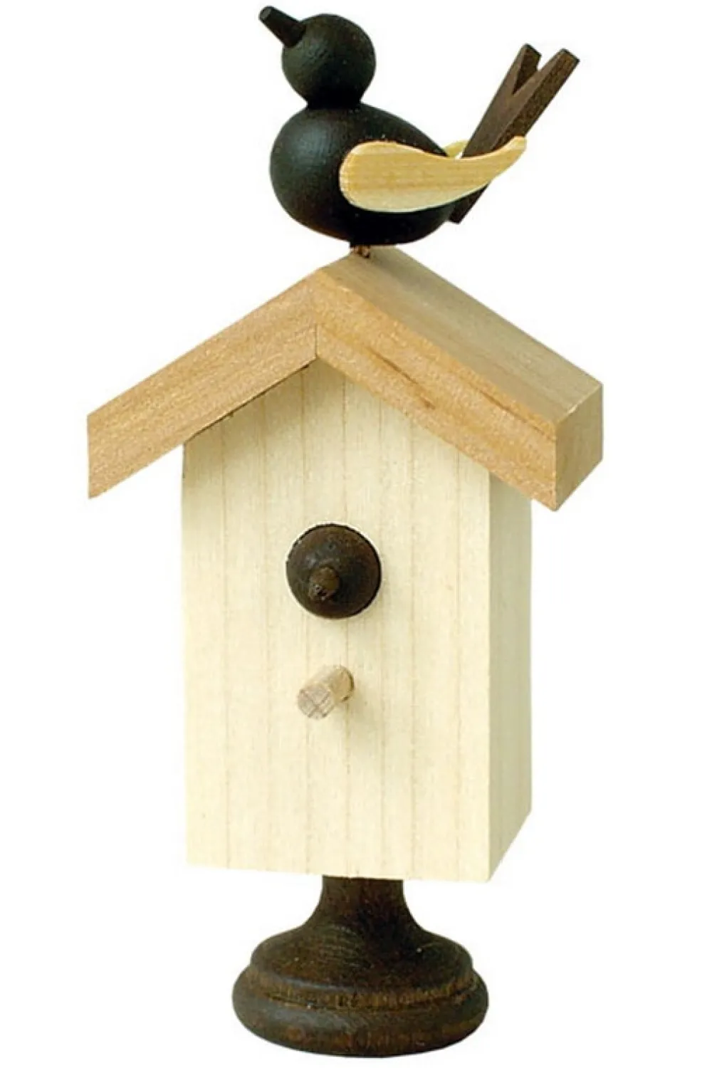 Robbi Weber Neuheiten | Holzspielzeug*Starhaus mit Singvogel, natur von