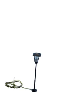 Zubehör Neuheiten | Elektrische Beleuchtung*Straßenlaterne mit Lämpchen, schwarz, 76 mm, 12 V