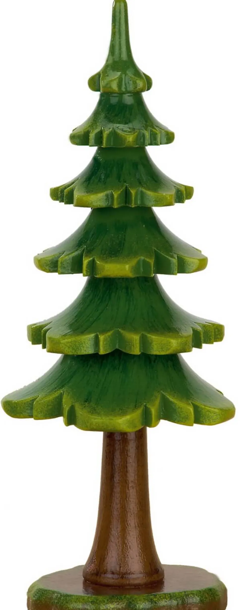 Hubrig Volkskunst Holzfiguren & Dekofiguren*Tannenbaum mit Stamm, , 19 cm von