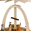 Theo Lorenz Teelichtpyramiden | Weihnachtspyramiden*Teelichtpyramide Heilige Familie, 33 cm von