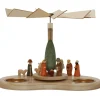 Theo Lorenz Weihnachtspyramiden*Teelichtpyramide mit Heiliger Familie, 17 cm von