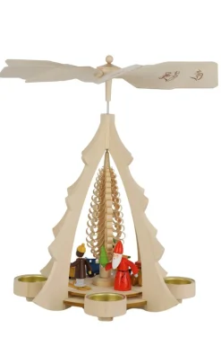 Zenker Weihnachtspyramiden*Teelichtpyramide mit Weihnachtsmann, 33 cm von Ralf