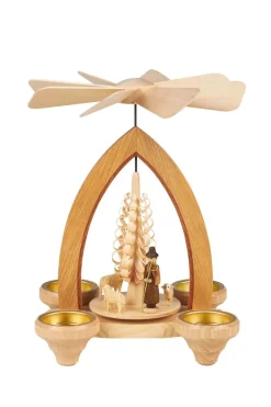 Heinz Lorenz Neuheiten | Teelichtpyramiden*Teelichtpyramide Schafe, 26 cm von