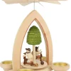 Heinz Lorenz Osterpyramide & Osterkerzenhalter*Teelichtpyramide Spielwiese, 26 cm von