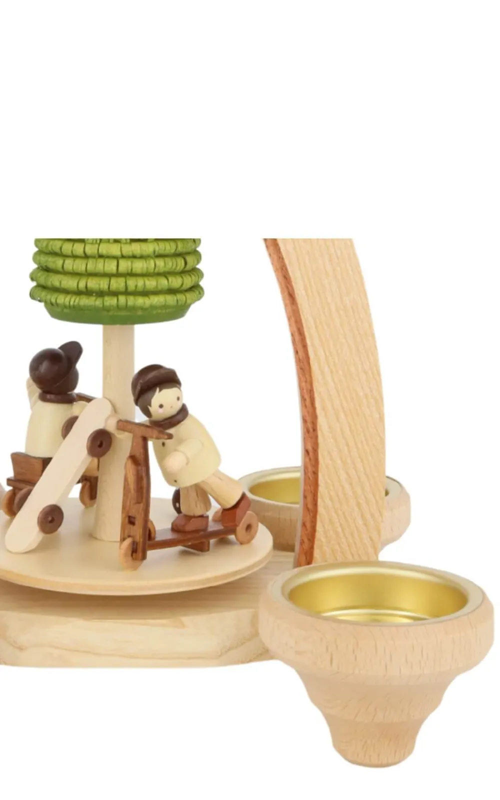 Heinz Lorenz Osterpyramide & Osterkerzenhalter*Teelichtpyramide Spielwiese, 26 cm von