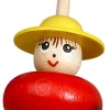 Robbi Weber Neuheiten | Holzspielzeug*Tischkreisel Lady, rot, 6 cm von