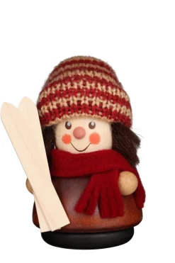 Christian Ulbricht Weihnachtsfiguren*Wackelmännchen Skifahrer von