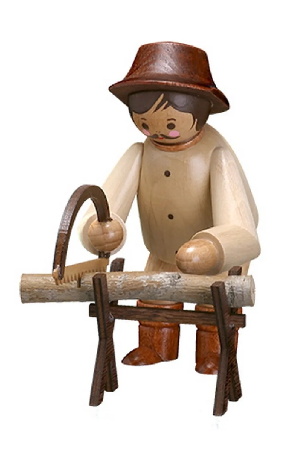 Romy Thiel Neuheiten | Romy Thiel Figuren*Waldmann mit Sägebock, 11 cm von