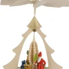 Zenker Neuheiten | Weihnachtspyramiden*Weihnachstpyramide Bescherung natur, 28 cm von Ralf