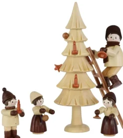 Romy Thiel Neuheiten | Romy Thiel Figuren*Weihnachtsbaum schmücken, 4-teilig, von