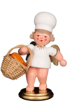Christian Ulbricht Neuheiten*Weihnachtsengel - Bäckerengel mit Brotkorb, 8 cm, von
