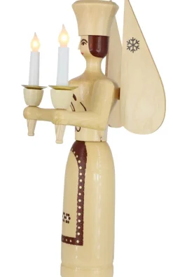 SEIFFENcom by Nestler GmbH Engel & Bergmann*Weihnachtsengel, 50 cm, , elektrisch beleuchtet von SEIFFEN.COM