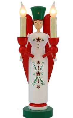 Richard Glässer GmbH Engel & Bergmann*Weihnachtsengel elektrisch beleuchtet, 26 cm, von Richard Glässer